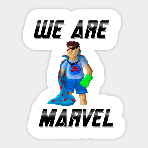 We Are Marvel Pod (Just Jeremy) Sticker by We Are Marvel Pod